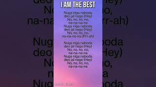 I Am The Best - 2NE1 #kpop  #song #lyrics #2ne1 #musicbook