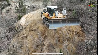 LIEBHERR 746 dozer ile yeni yol yapımı   #bulldozer #dozer #işmakinala