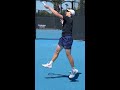 DENIS SHAPOVALOV Flying Forehand ✈️💥 AO22 Tennis Practice | #Shorts
