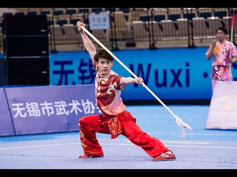 Men's Qiangshu 男子枪术 第3名 浙江队 查苏生 9.60分 zhe jiang cha su sheng 2017年全国武术套路锦标赛
