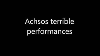 Achsos terrible performances / The Apple and the Tree - Graveyard