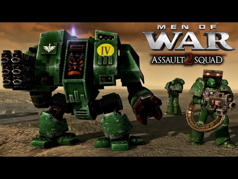 DARK ANGELS vs BLACK LEGION - Epic Cinematic Battle | Men of War: Warhammer 40k Mod (4K)