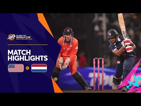 USA v Netherlands | Match Highlights | T20WC 2026