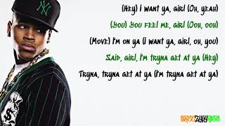 Chris Brown - Get At Ya [LYRIC VIDEO]