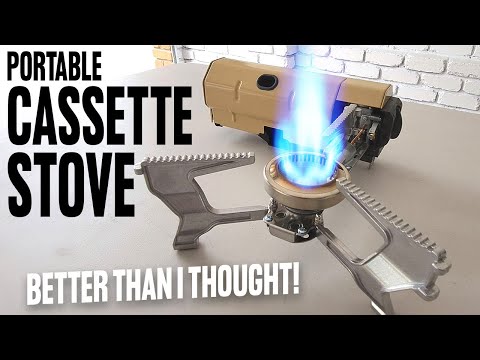 Probably the coolest CASSETTE STOVE I've found! // So Compact!!!
