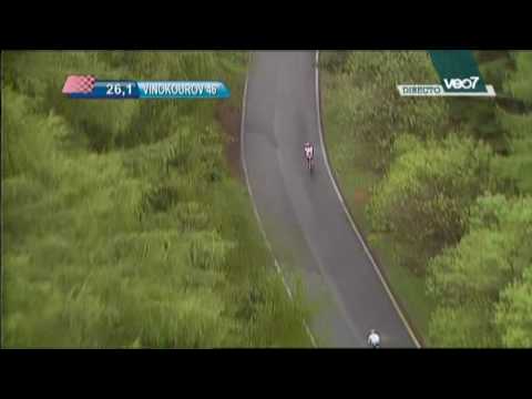 19ª etapa Giro Italia 2010 descenso Mortirolo km 27