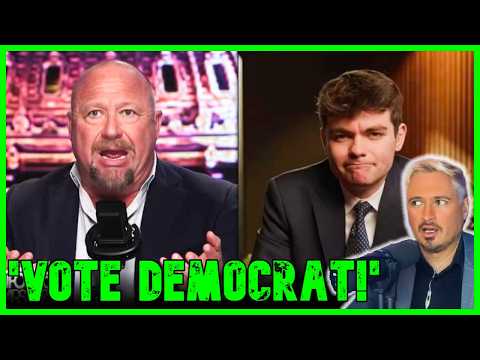 Alex Jones WEEPS IN SORROW As Nick Fuentes Says 'VOTE DEMOCRAT' TO HIS FACE! | Kyle Kulinski Show