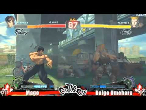 SSF4 : Canada Cup - Winners Bracket - 14/11/2010 - Mago(Fe) vs Daigo(Gu) - part1