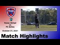 Match Highlights vs FC Dallas MLS Next