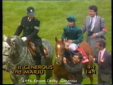 1991 Epsom Derby Includes Replay & Enclosure