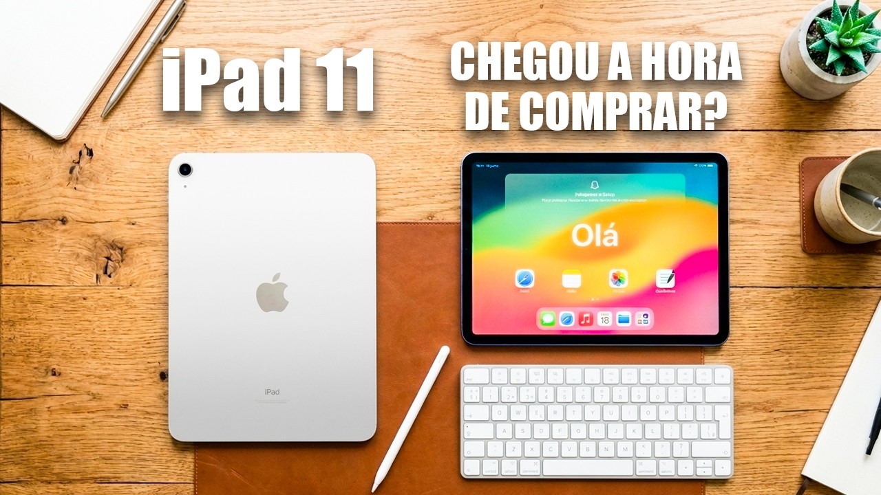 Miniatura da avaliação em vídeo de Tablet Apple 2025 iPad 128 GB - Rosa