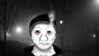 Cover art for space song but its raining