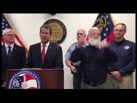 (LIVE Recorded - ASL) Georgia Governor's press conference on hurricane Dorian at GEMA