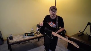 Video thumbnail for Vintage 1985 Schecter PT Pete Townshend model Tele guitar demo with Bobby DeVito by Robert DeVito