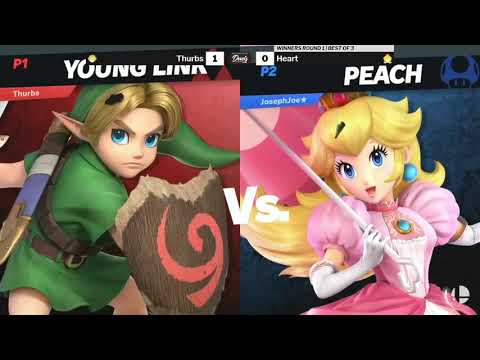 DDD 54 SSBU WR2 - Thurbs (Young Link) vs Heart (Peach)
