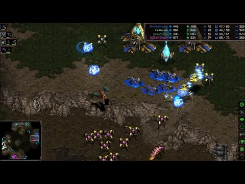 StarCraft: Remastered 星际争霸: 重制版 Zerg & Protoss vs Protoss & Terran 스타크래프트 리마스터  2 vs 2