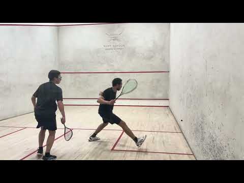 Ramadan Tournament Finale - Ramy Ashour vs Hussein Hisham - Racket Face Improvisation