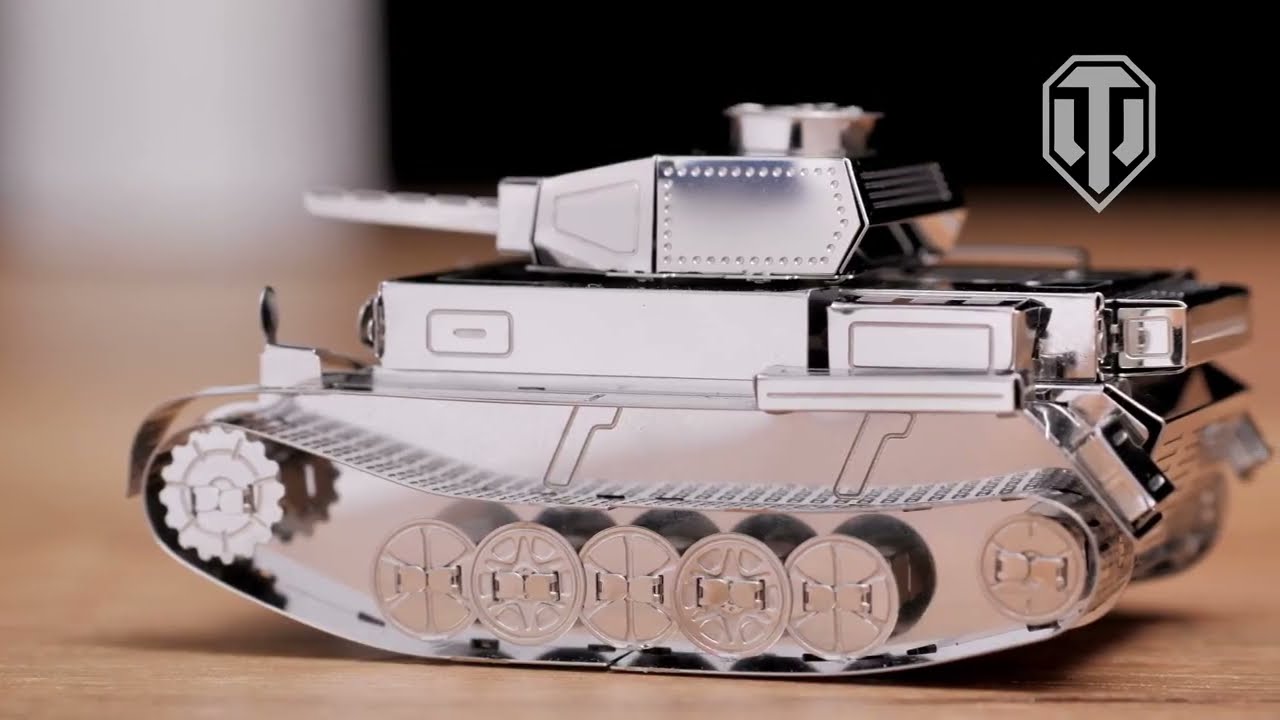 Ocelová stavebnice tank Pz.Kpfw. II Ausf.G