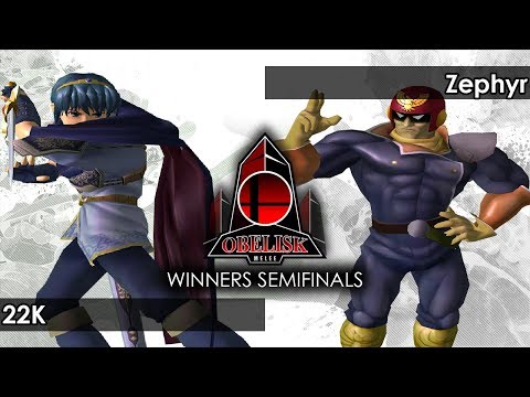 Melee: G5 | 22K (Marth) V Zephyr (Captain Falcon) - Obelisk 120 Tournament SSBM