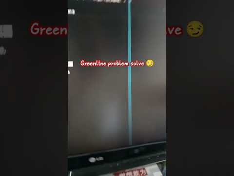 Monitor green line problem solved #greenline #monitor #lgmonitor #fyp #howto #monitor #tech #fun