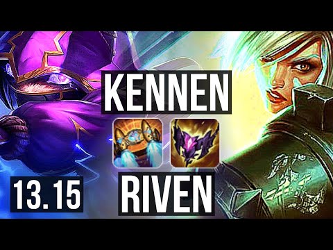 KENNEN vs RIVEN (TOP) | Rank 8, 2/1/10 | KR Challenger | 13.15