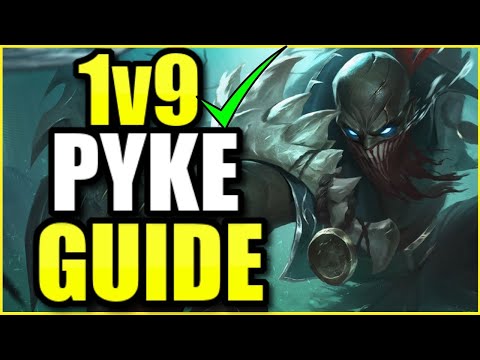 HOW TO PYKE SUPPORT 1v9 FOR BEGINNERS (NEVER LOSE AGAIN!)