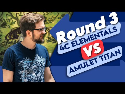 Cardmarket MMM Modern Round 3: 4C Elementals vs Amulet Titan
