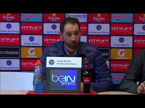 Rueda de prensa de Machín tras el Girona FC (0-0) Osasuna