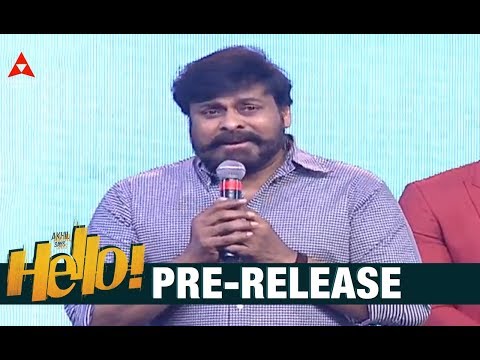 Chiranjeevi Superb Speech At HELLO Movie Pre Release Event 