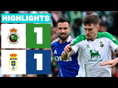 R. RACING CLUB 1 - 1 REAL OVIEDO I HIGHLIGHTS LALIGA HYPERMOTION