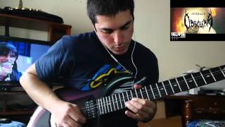 Obscura - "Akroasis" Guitar solo cover