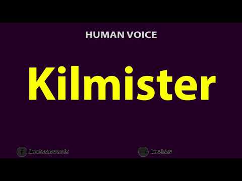 How to Pronounce Kilmister