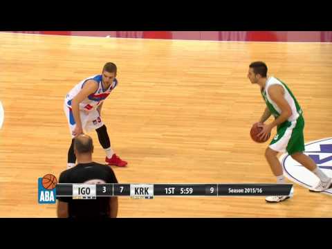 ABA Liga 2015/16, Round 9 match: Igokea - Krka (7.11.2015)