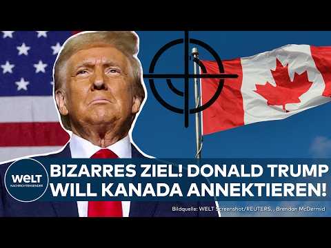 DONALD TRUMP: Bizarre Aussagen über Kanada nach Trudeau-Treffen! Kanada soll US-Bundesstaat werden