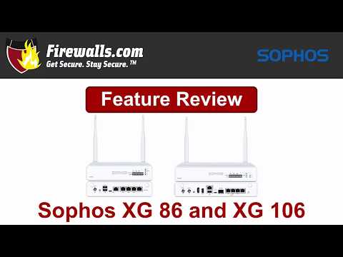 Sophos xg 86 firewall, model name/number: x86