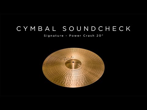Paiste Signature Series Power Crash Cymbal, 20" image 2
