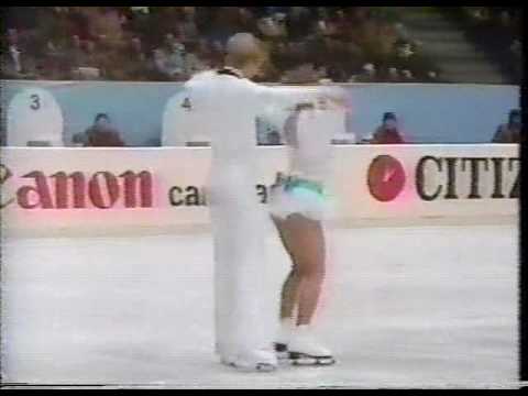 Torvill & Dean (GBR) - 1983 World Figure Skating Championships, Free Dance (US, CBS) ("Barnum")
