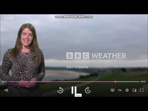 (HD) Alex Osbourne BBC ONE Spotlight weather March 4th 2023 - 60 fps