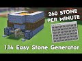 Minecraft Easy Stone Generator 260 Stone Per Minute