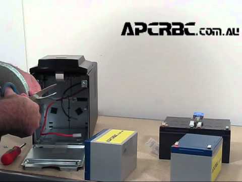 RBC6 UPS Battery Replacement.wmv