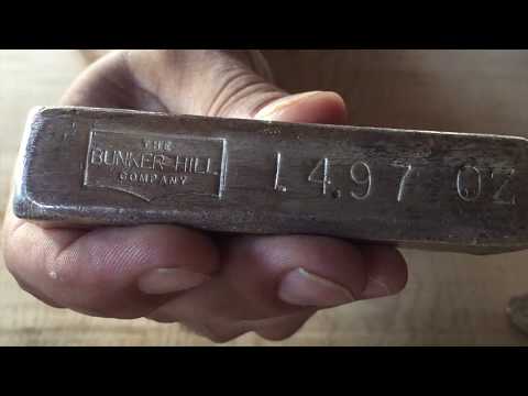 The Bunker Hill Company 14.97oz Silver Bar