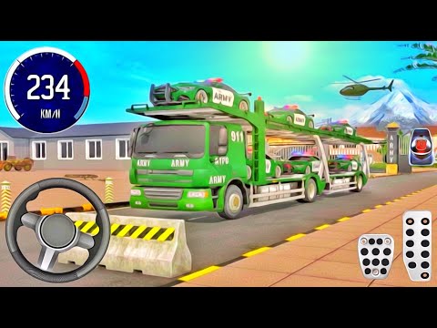 Army Truck Transport Offroad Simulator - US Cargo Vehicle Driving - Truck Games : Android Gameplay