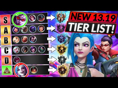 NEW UPDATED Champions TIER LIST for Patch 13.19 - BEST META Champs to MAIN - LoL Guide