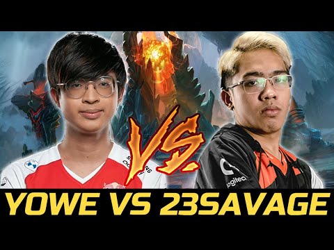 YOWE SAFELANE VS 23SAVAGE - PHANTOM ASSASSIN VS FACELESS VOID DOTA 2