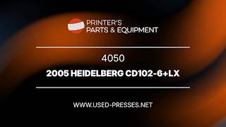 2005 Heidelberg CD102-6+LX video