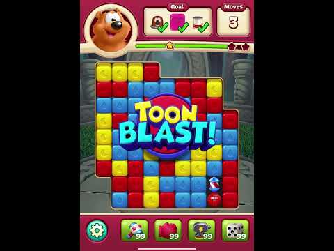 TOON BLAST Levels 3591 - 3600 [No Boosters]