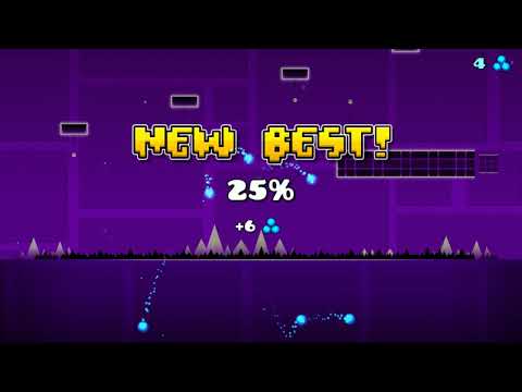 Играю в Geometry Dash- тест видео.