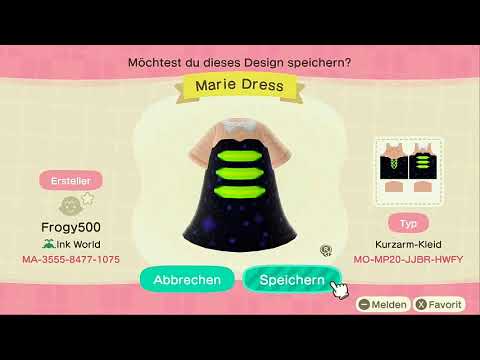 Animal Crossing New Horizon~ New Splatoon Design Codes + Splatoon Clothes