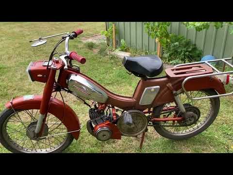 Redémarrage Motobécane Chaudron AV89 de 1960