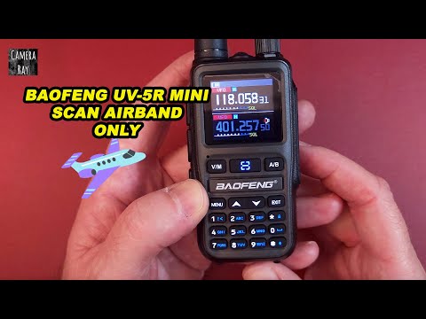 How to Scan Airband Channels Only on the Baofeng UV-5R Mini - Simple Ham Radio Guide